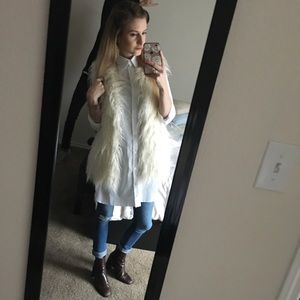 ASOS long line button down